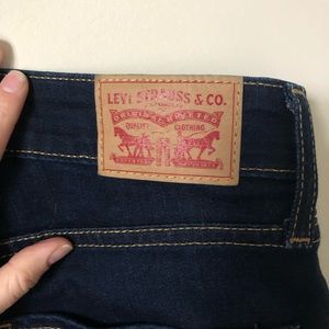 Levis high rise skinny